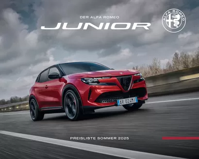 Alfa Romeo Katalog | Alfa Romeo Junior | 2025-07-20T00:00:00.000Z - 2026-07-20T00:00:00.000Z