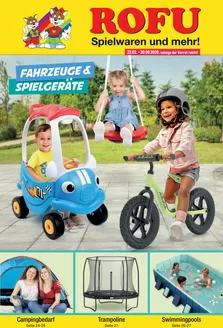 Rofu Kinderland Katalog in Bochum | Fahrzeuge & Spielgrate | 2026-03-17T00:00:00.000Z - 2026-08-30T00:00:00.000Z