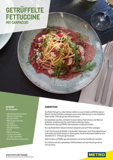 Metro Katalog in Wolgast | Getrüffelte Fettuccine mit Carpaccio | 2026-04-03T00:00:00.000Z - 2026-04-16T00:00:00.000Z