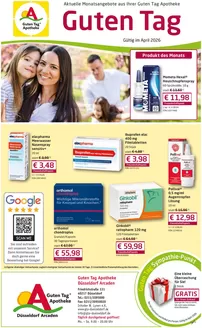 Guten Tag Apotheke Katalog in Essen | Get The Bigg Sale` | 2026-04-01T00:00:00.000Z - 2026-04-30T00:00:00.000Z