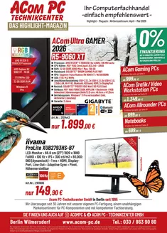 ACom PC Katalog in Lehrte | Ihr Computerfachhandeleinfach Empfehlenswert | 2026-04-08T00:00:00.000Z - 2026-05-31T00:00:00.000Z