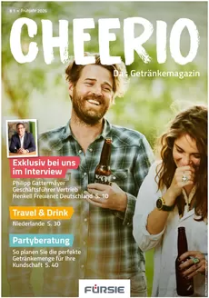 Ihr Platz Katalog in Sternenfels | CHEERIO DAS GETRANKEMAGAZIN | 2026-04-10T00:00:00.000Z - 2026-12-31T00:00:00.000Z