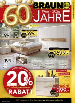 Möbel Braun Katalog in Pirk | JAHRE | 2026-04-14T00:00:00.000Z - 2026-05-02T00:00:00.000Z